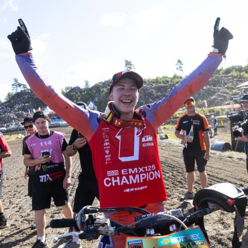 Ricardo Bauer Claims EMX125 Title with Perfect Weekend in Uddevalla